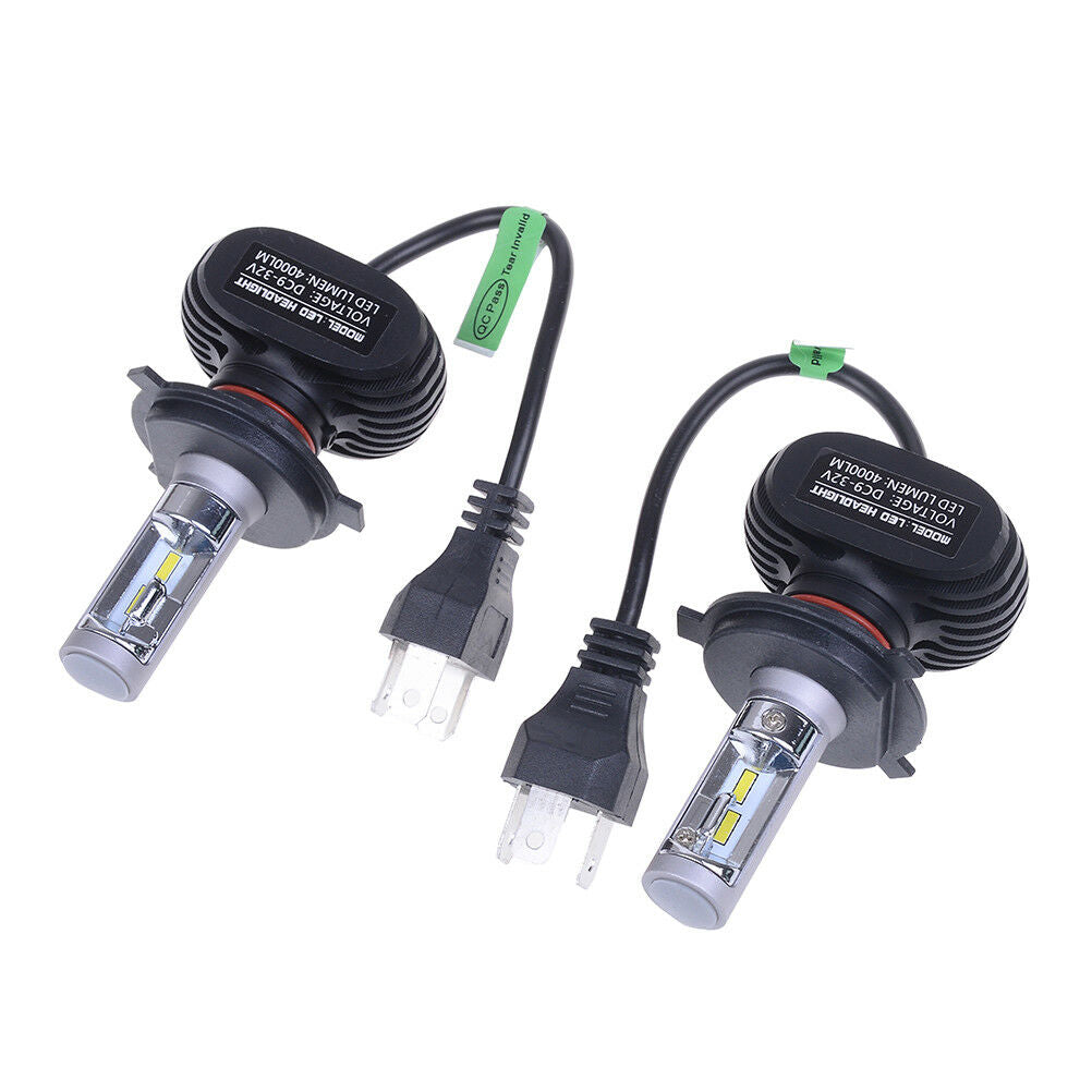 H4 9003 hb2 led headlight kit light lamp bulb high low beam 50w 8000lm BDAU