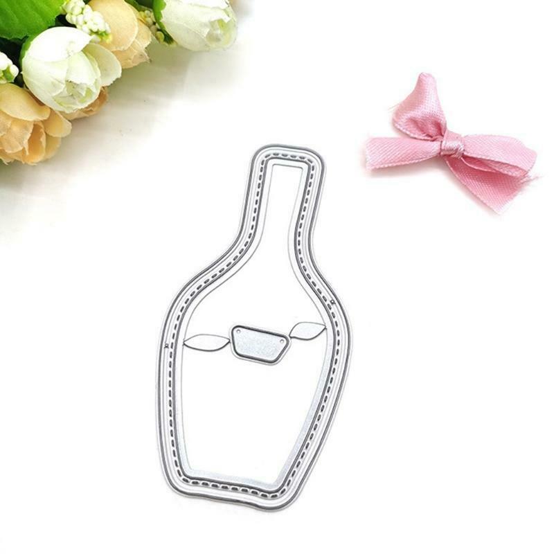 Flower Vase Metal Cutting Dies Stencil Scrapbooking DIY Album Stamp Paper Card