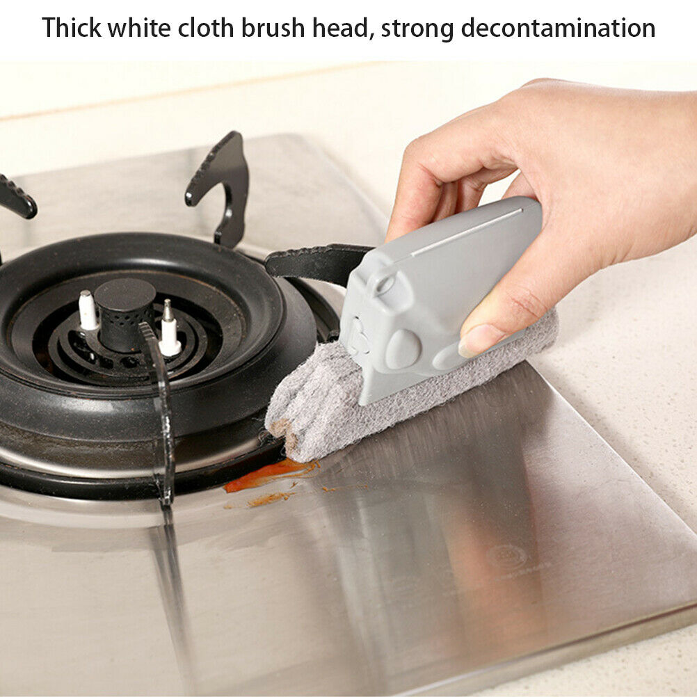 3Pcs/set Home Window Groove Cleaning Brush Kitchen Sponge Cleaning Brush Tools