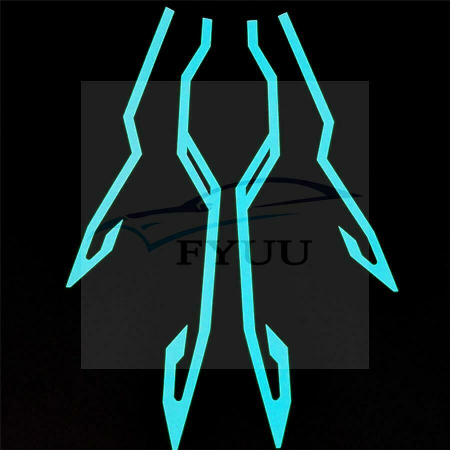 4Pcs 3 Generation  EL Strip Flashing DIY Helmet Led Strip Rechargeable Part