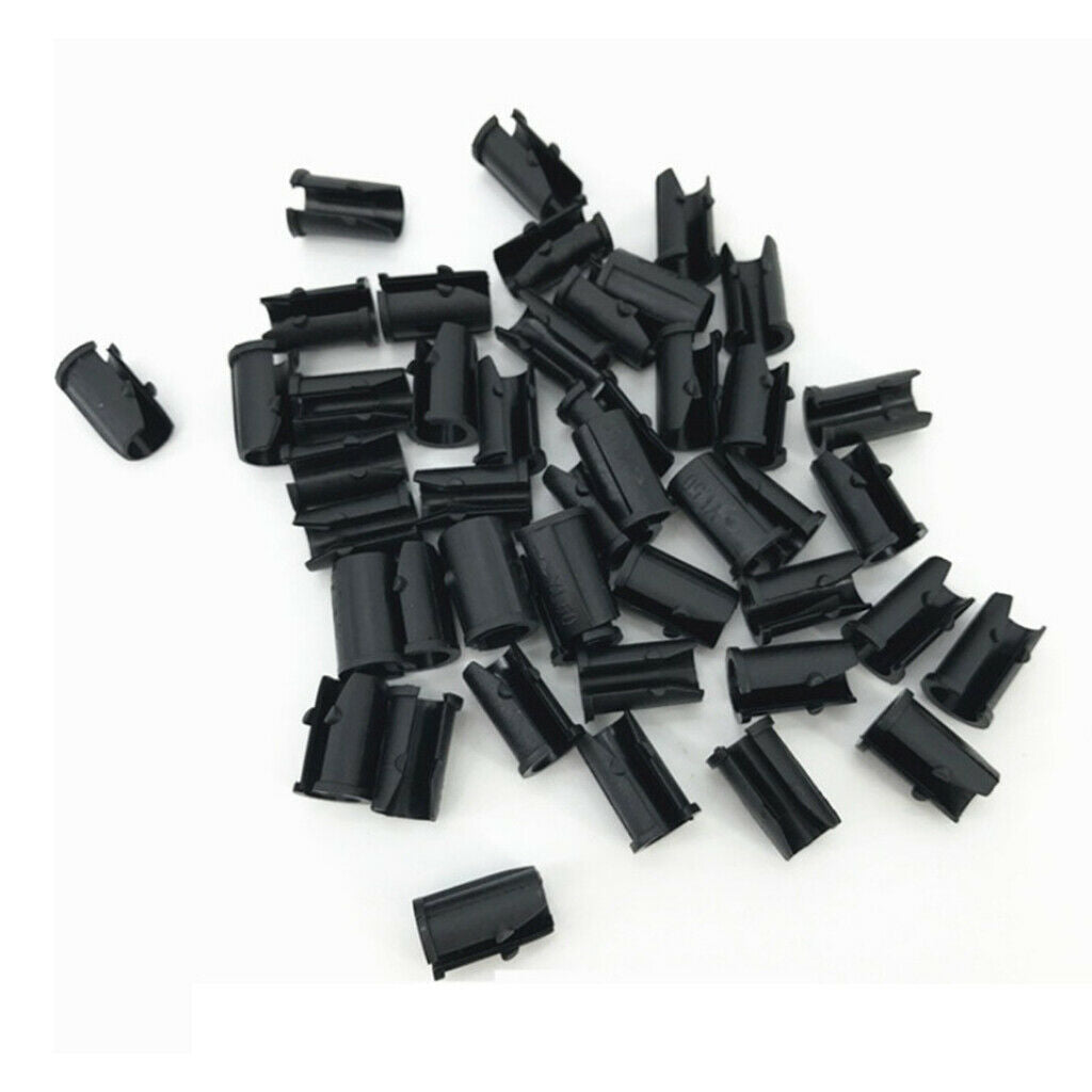 20 Count Bike Brake Cable Buckle Fixing Button Sleeve Shim  Hose Clip