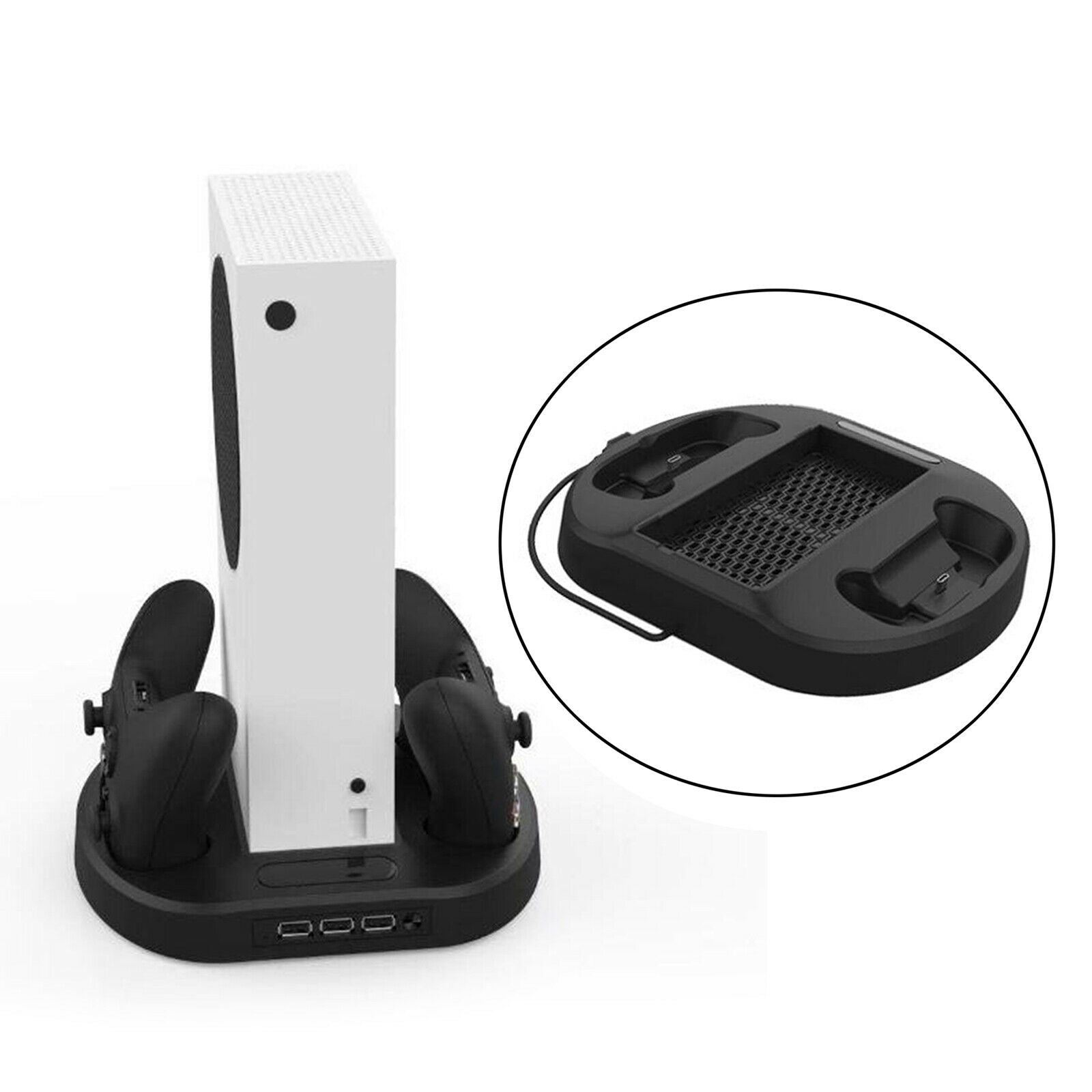 Vertical Stand Controller Charger Ports Dock for   Series S Console