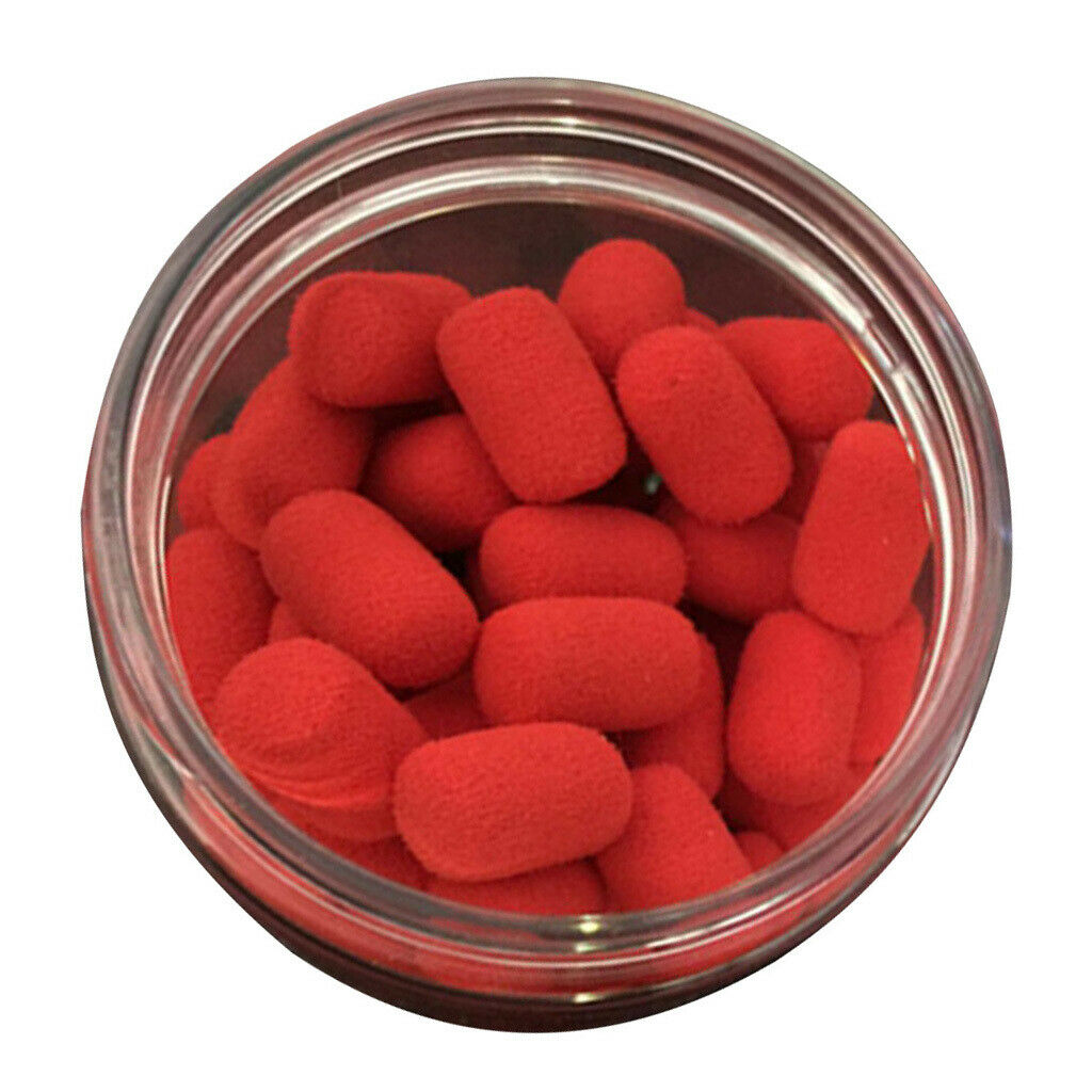 8x12mm Floating Balls Beads Feeder Smell Carp Fishing Bait Strawberry Flavor