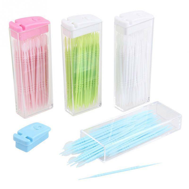 30pcs interdental brush Floss stick dental toothpick teeth cleaning oral health