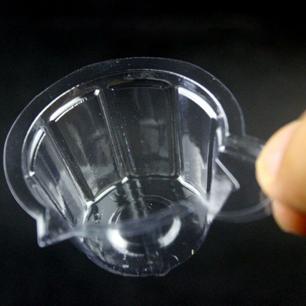 100PCS 40ML Plastic Disposable Cups Dispenser Epoxy Jewelry Silicone Mold DIY