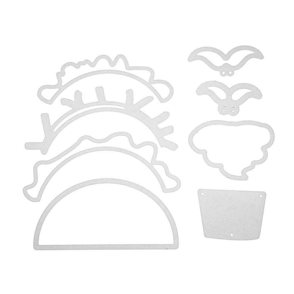 8pcs Metal Pancake Cutting Dies Stencils DIY Scrapbooking Embossing Craft @