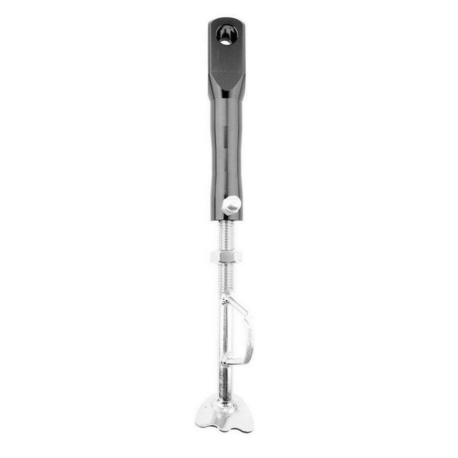 Aluminum Alloy Universal Motorcycle Scooter Kickstand Side Stand Black USPS Fast