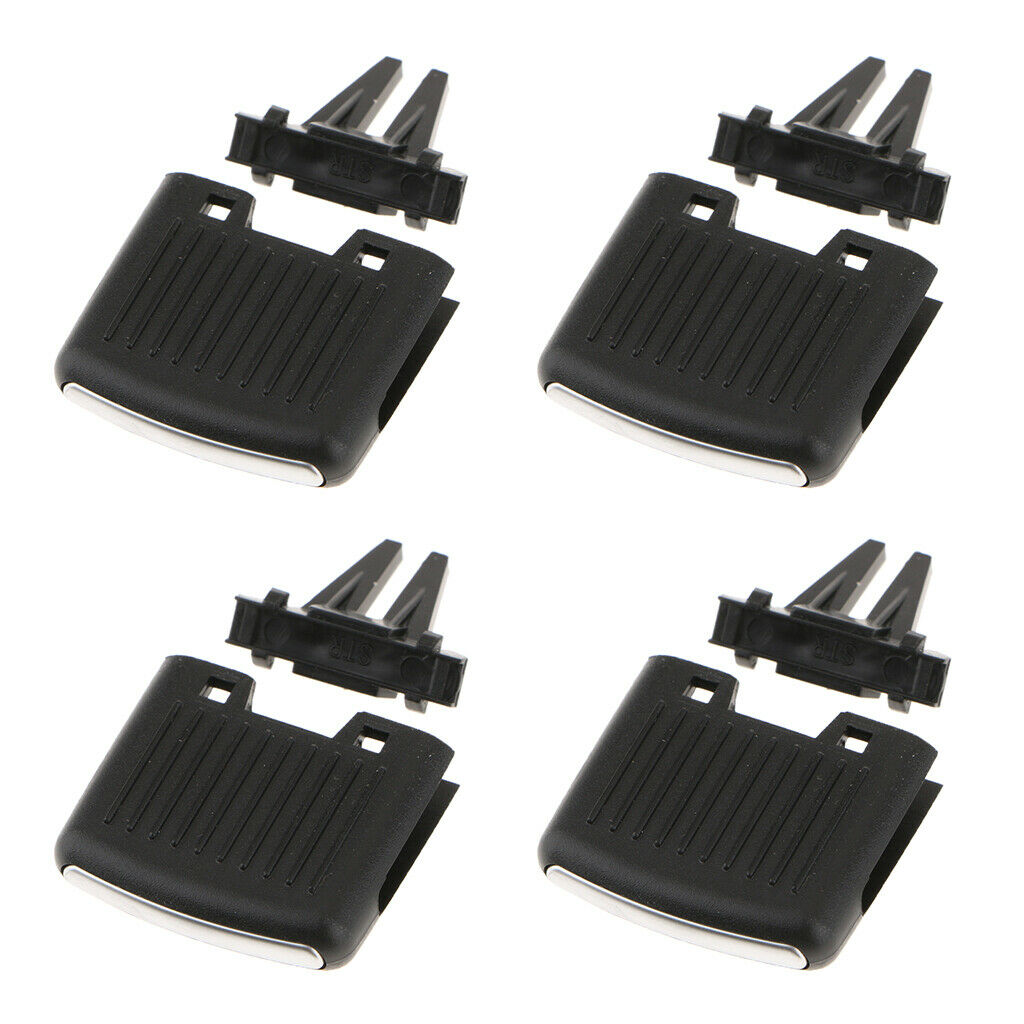 Replacement A/C Vent Louvre Slice Air Conditioning Leaf For VW Sagitar, Pack of