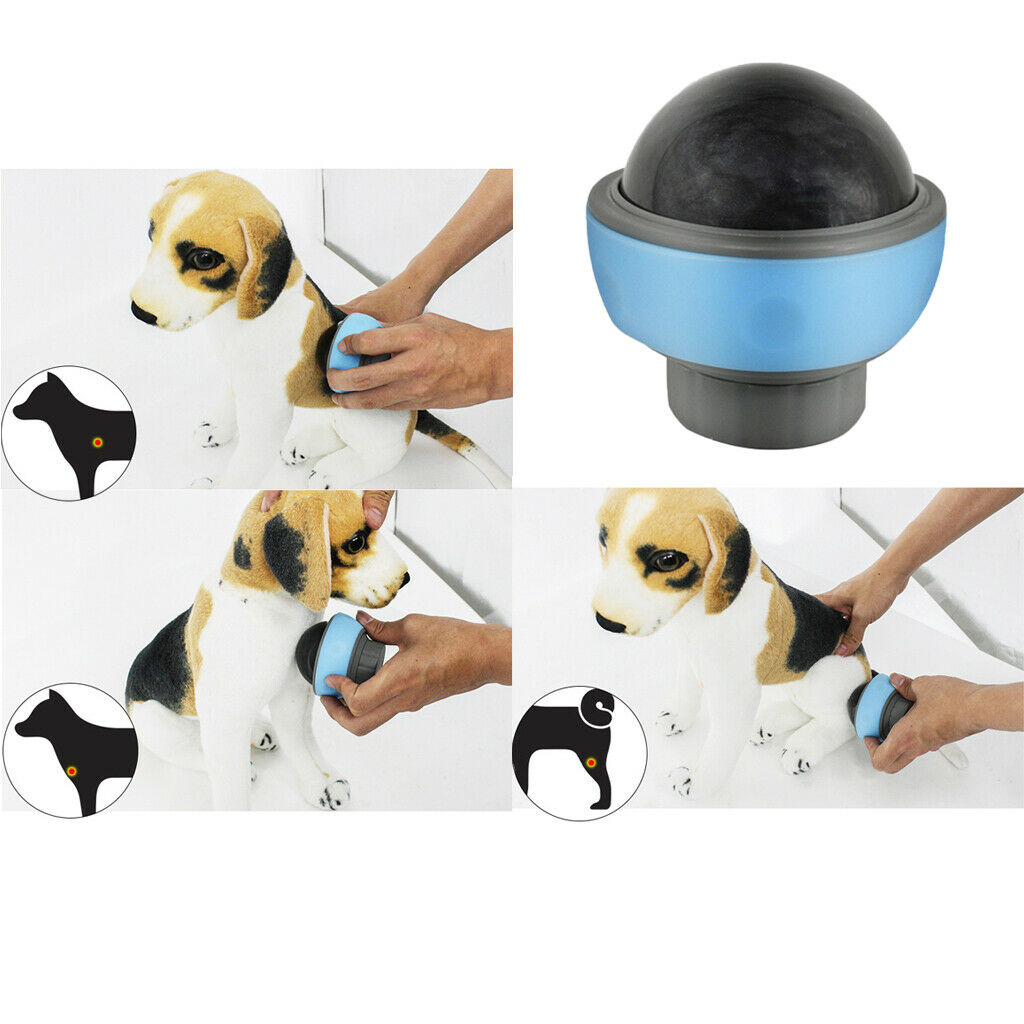 Pet Massage Roller Dog Massage Ball Cat Massager Body Reliever Blue