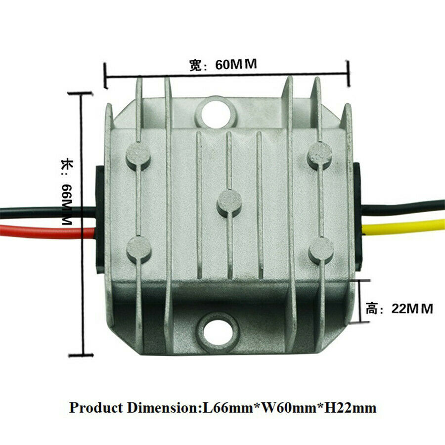 1x Voltage Regulator Stabilizer Converter 12V Power Supply for Car Radio Speaker