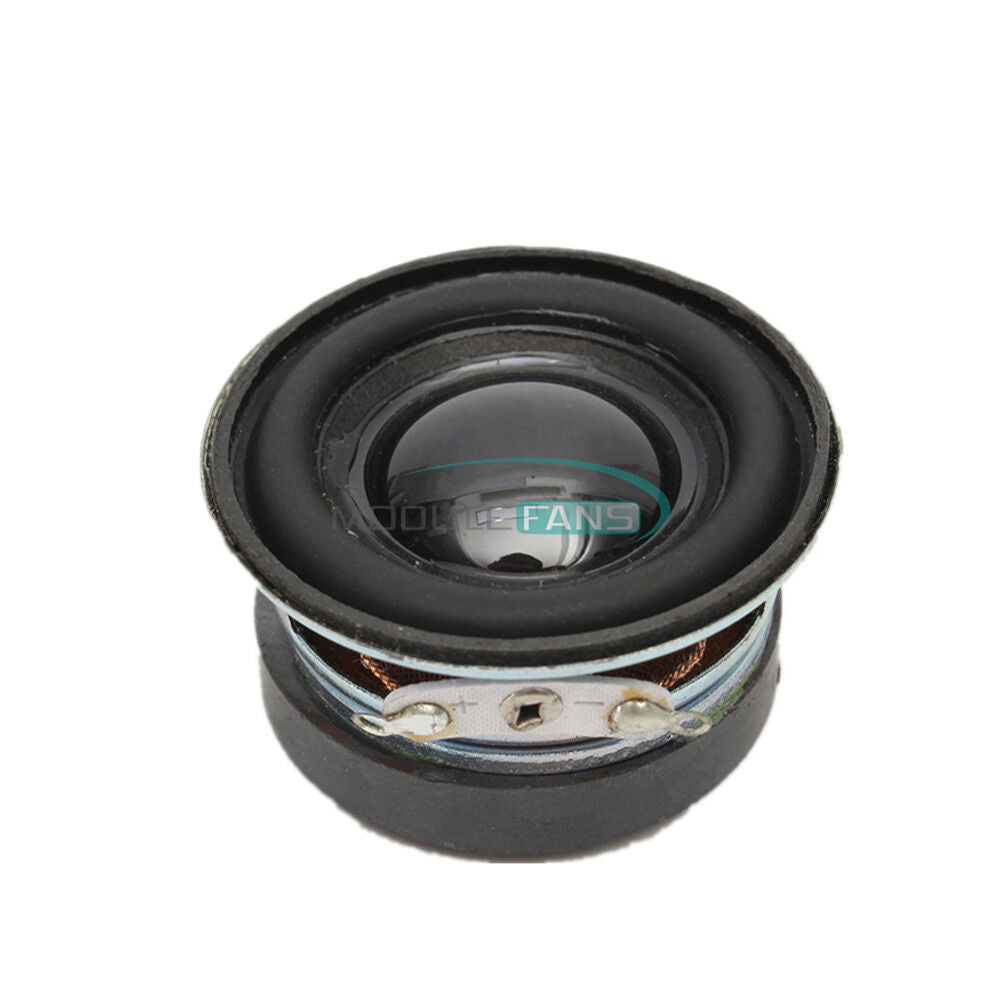 2pcs 4 Ohm Acoustic Speaker 3W 40mm Speaker 36mm Magnetic Outdoor Black PU Hat