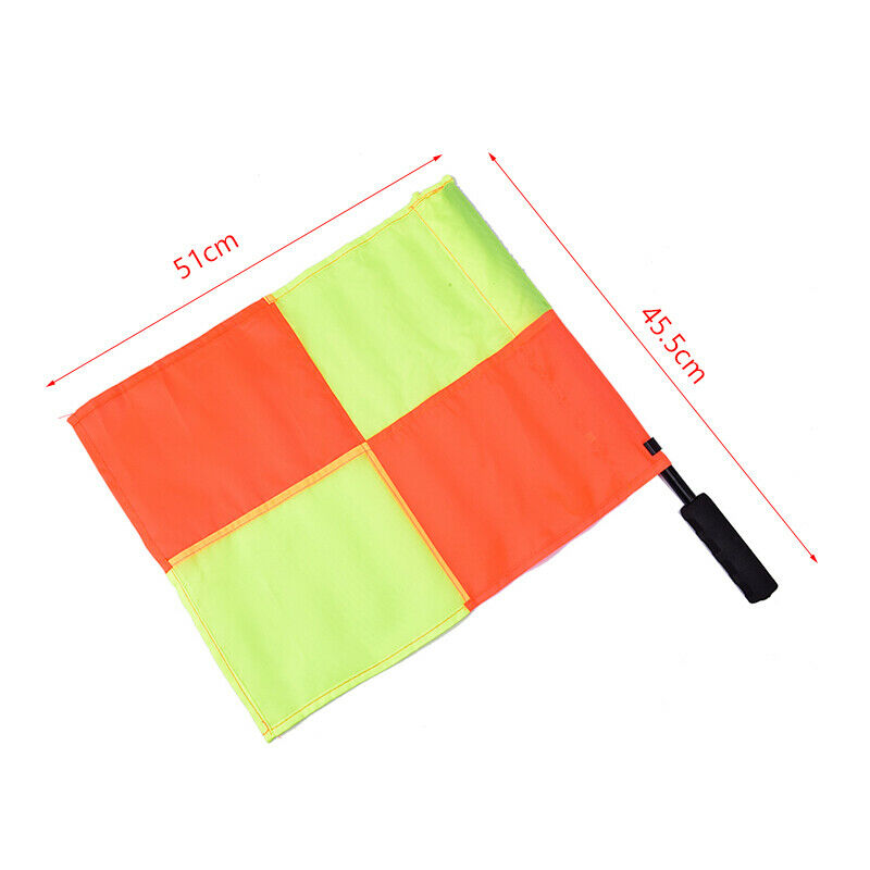 1Pc Soccer Referee Flag Professional Fair Football LinesmanSportGameEquip.l8