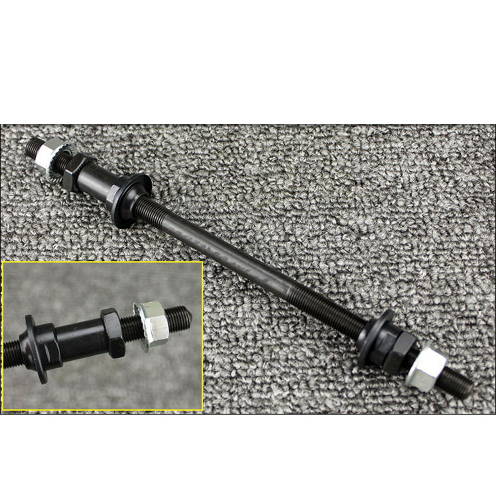 Lengthened 240mm Mountain Bike Hubs Rear Axle Solid Snow Bike Bicycle Repair