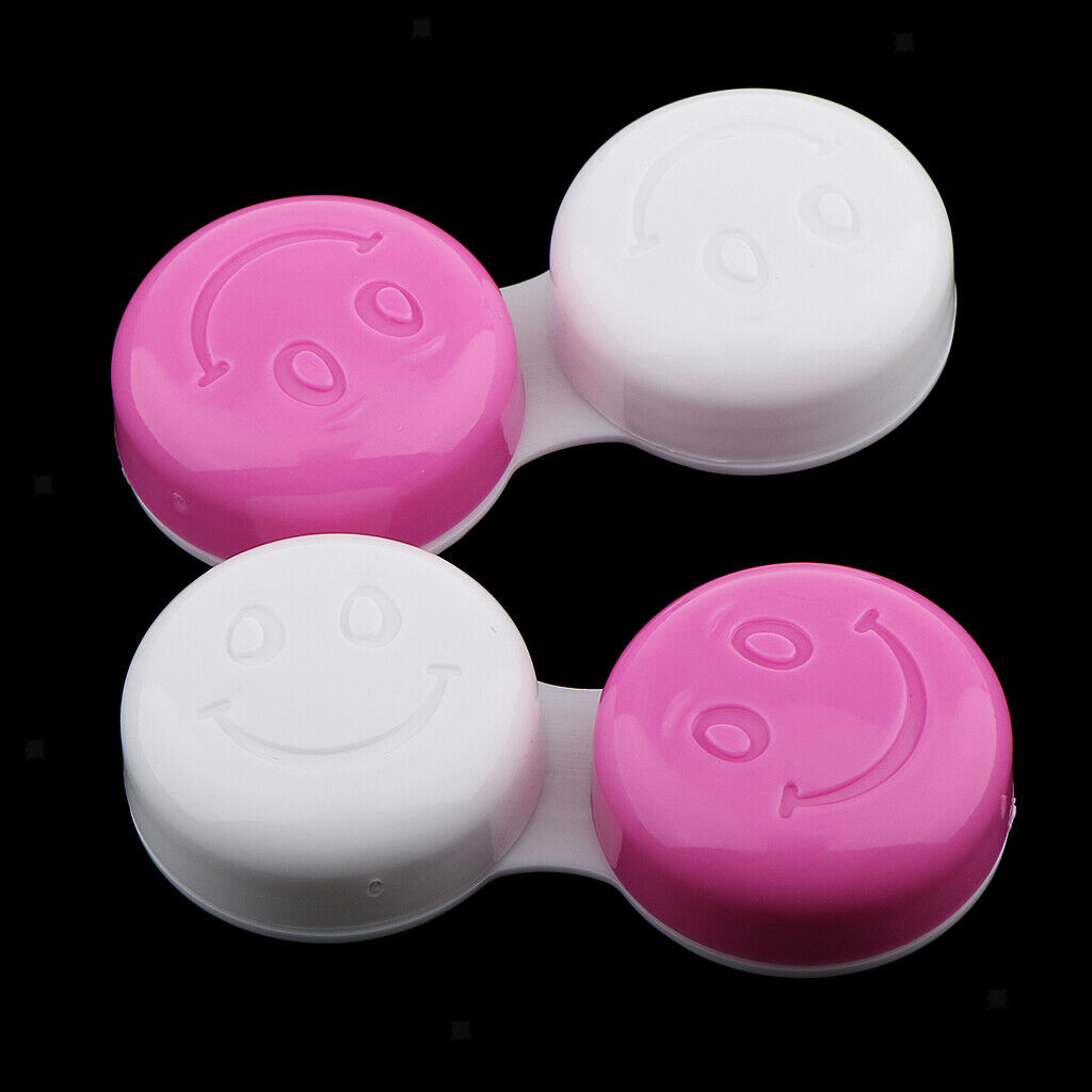 20 Pieces Cute Contact Lens Box Travel Lenses Case Container Holder Storage