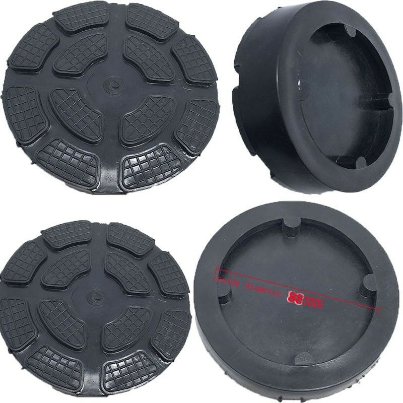 Round Rubber Arm Pad fit For Auto Lift Car Auto Truck Hoist Machine Part 4pc