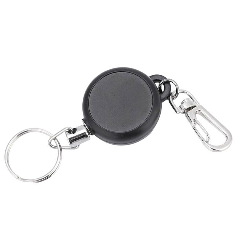 80CM Wire Rope Telescopic Burglar Chain Key Holder Return Retractable K.l8