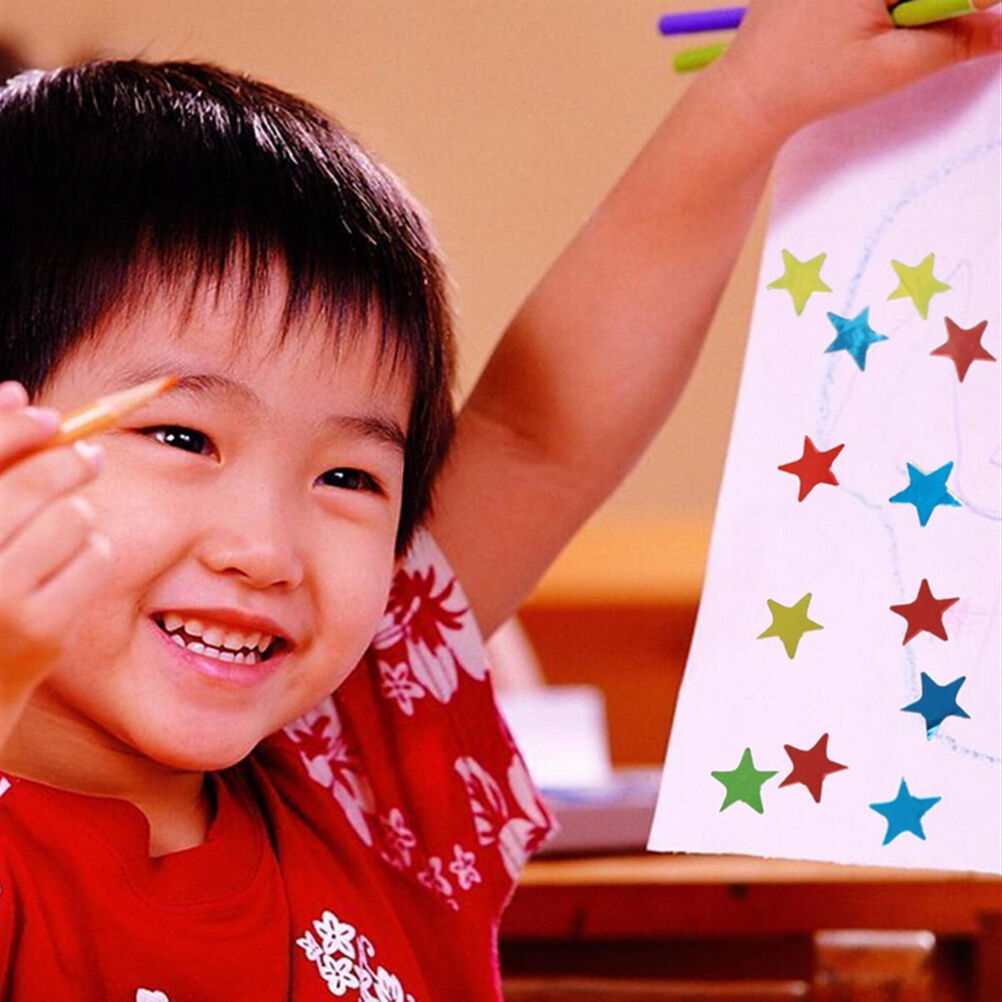 880Pcs Star Shape Stickers For School Children Teacher Reward DIY Craft .l8