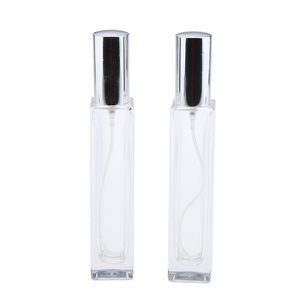 4pcs Glass Spray Bottle Perfume Vials Travel Storage Container
