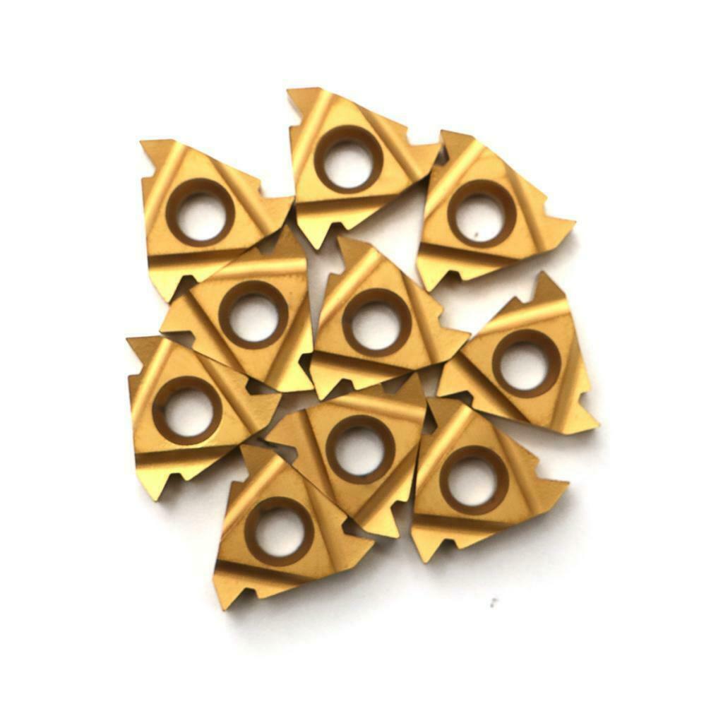 10 Pack Metal 16IR AG60 Inserts Blade CNC Carbide Cutting Milling Tool
