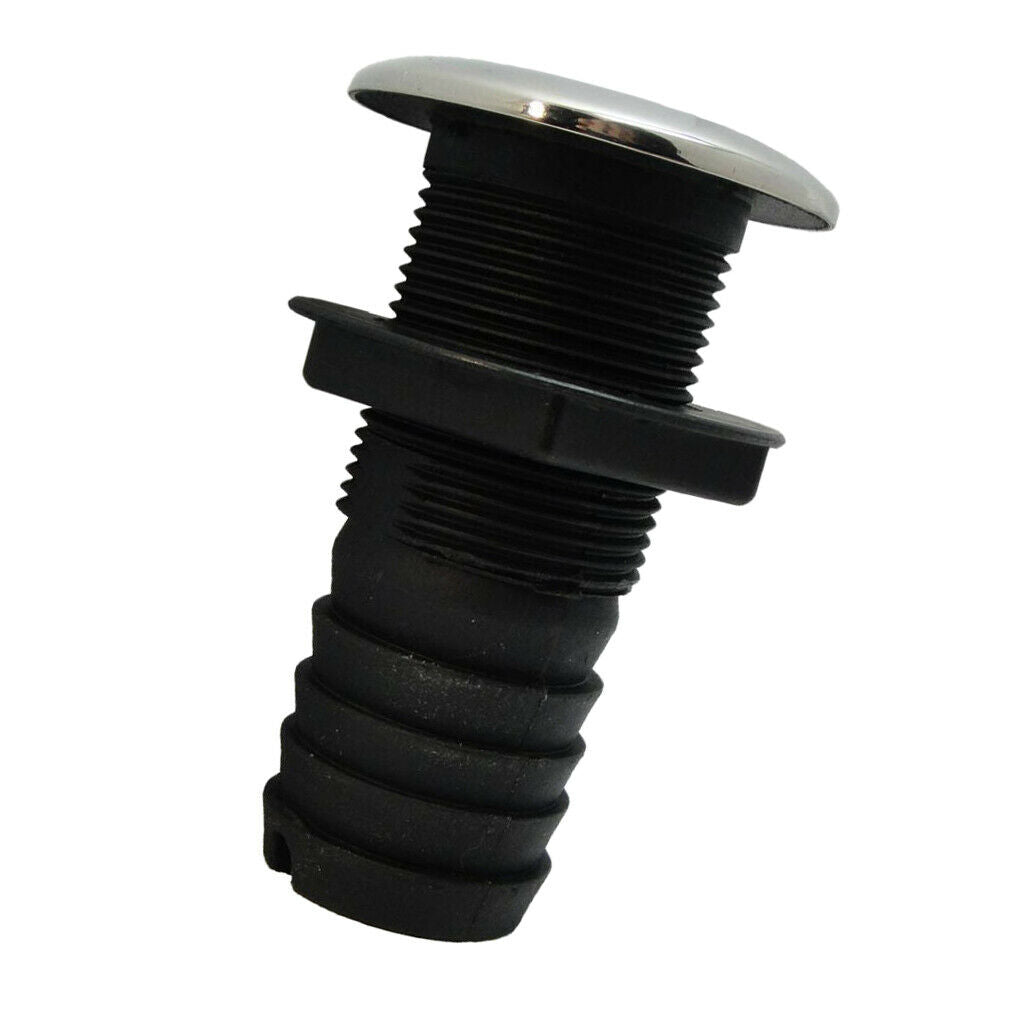 Heavy Duty Marine Grade Nylon Thru Hull Fitting Universal for 1-1/2" Hose