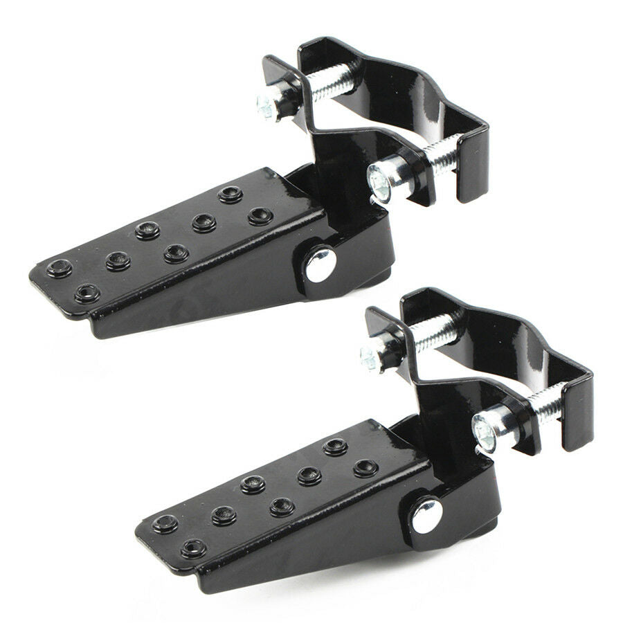 One Pair 25-28mm Foot Peg Rear Pedal Footrest Aluminum for Motorcycle Passenger