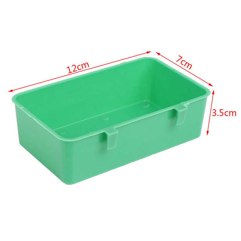 5pcs Multifunction Food Tray Parrot Bathtub Animal Cage Standing Wash Sho.l8