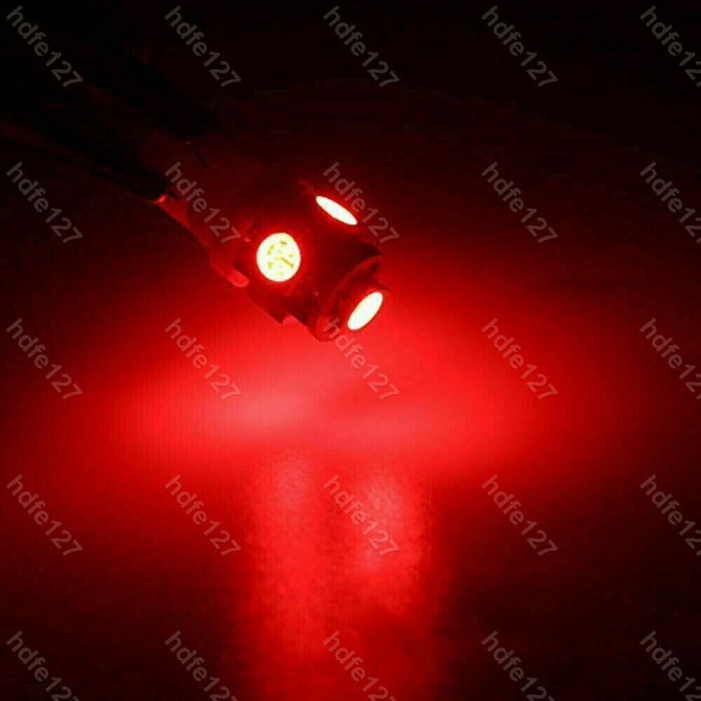 13x Red Cars LED Lights Interior Package Kit for Dome License Plate Lamp Bulbs