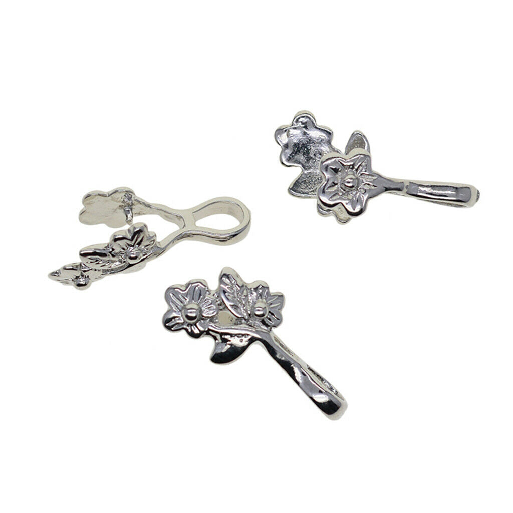 12Pcs Brass Pinch Bails Pinch Clip Pendants Charms DIY Jewelry Findings