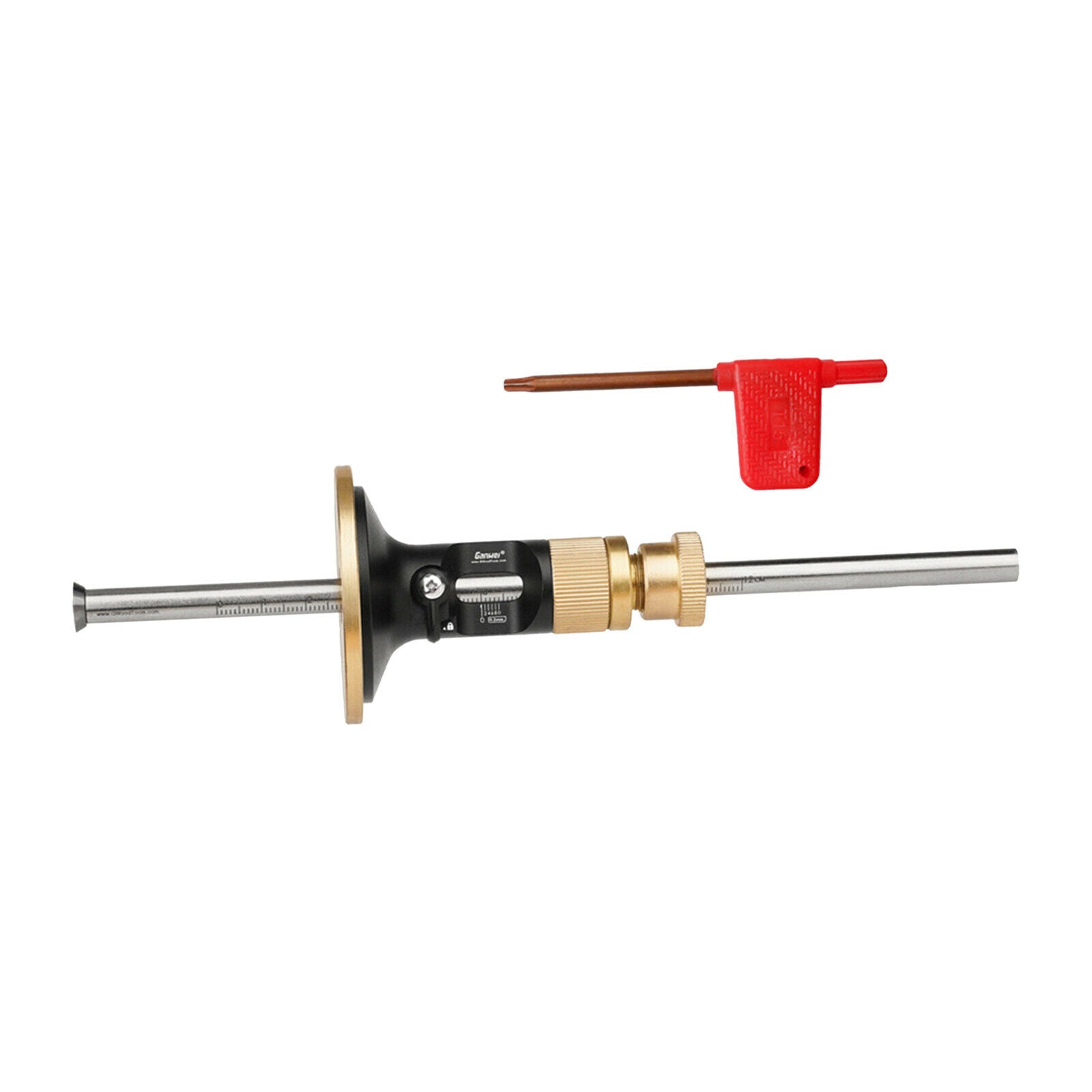 2mm Scale Wheel Marking Gauge Micro Adjuster High precision for Woodworking