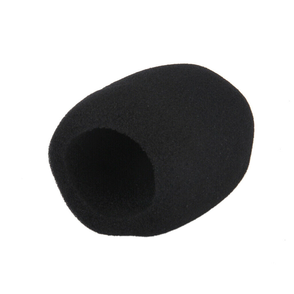 1pc Mic Microphone Mic  Flag Station + 5x Black Stage Microphone Foam