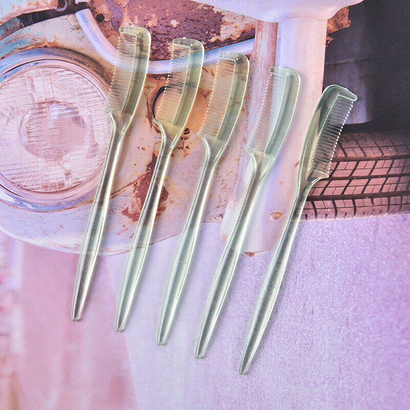 5pcs Beauty Tools Eyebrow Comb Plastic Brush Eyelash Comb Makeup Tools Mi.l8