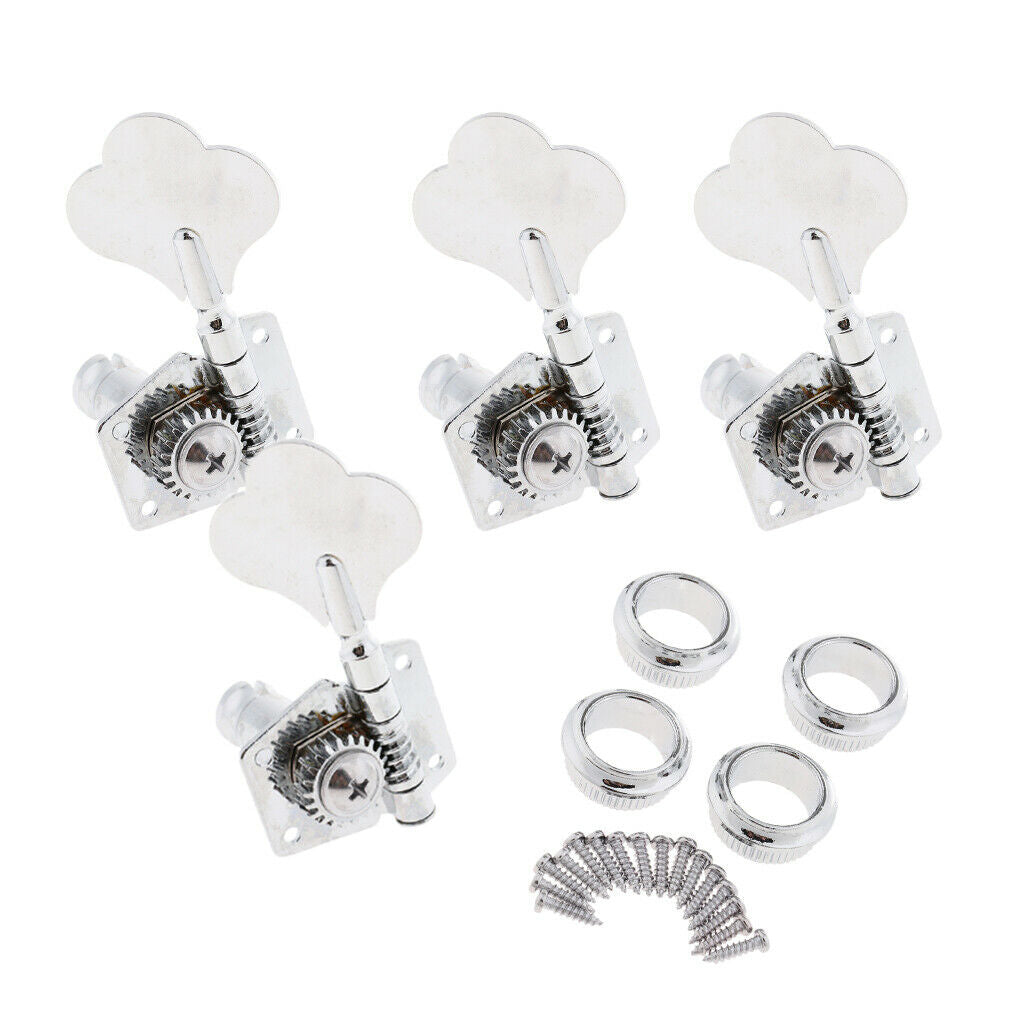 Chrome Machine Head 4R InLine  Guitar-Bass Tuner Tuning Pegs Keys