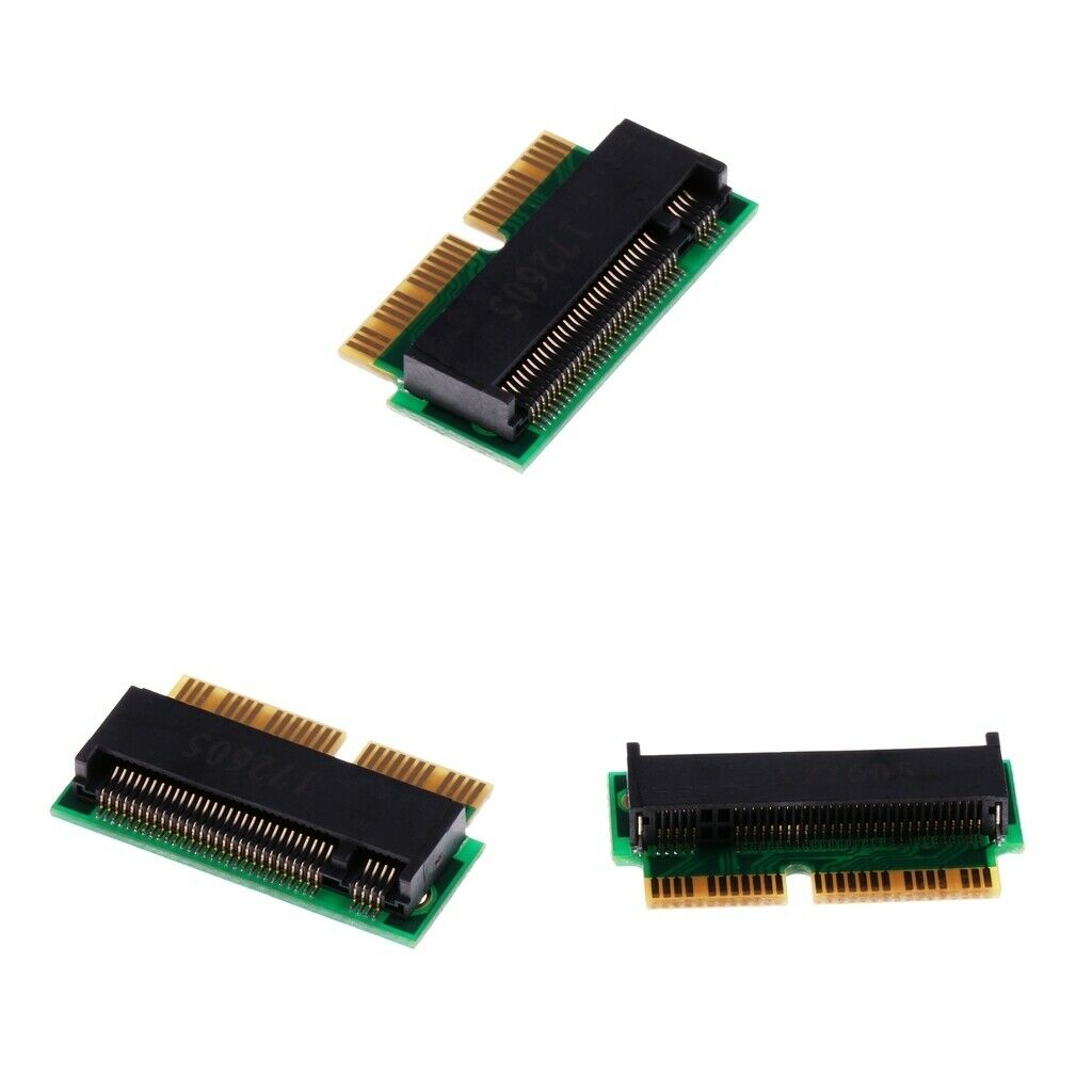 3Pcs 12+16pin to M.2 NGFF M-Key SSD Convert Card for 2014 2015 Macbook A1465