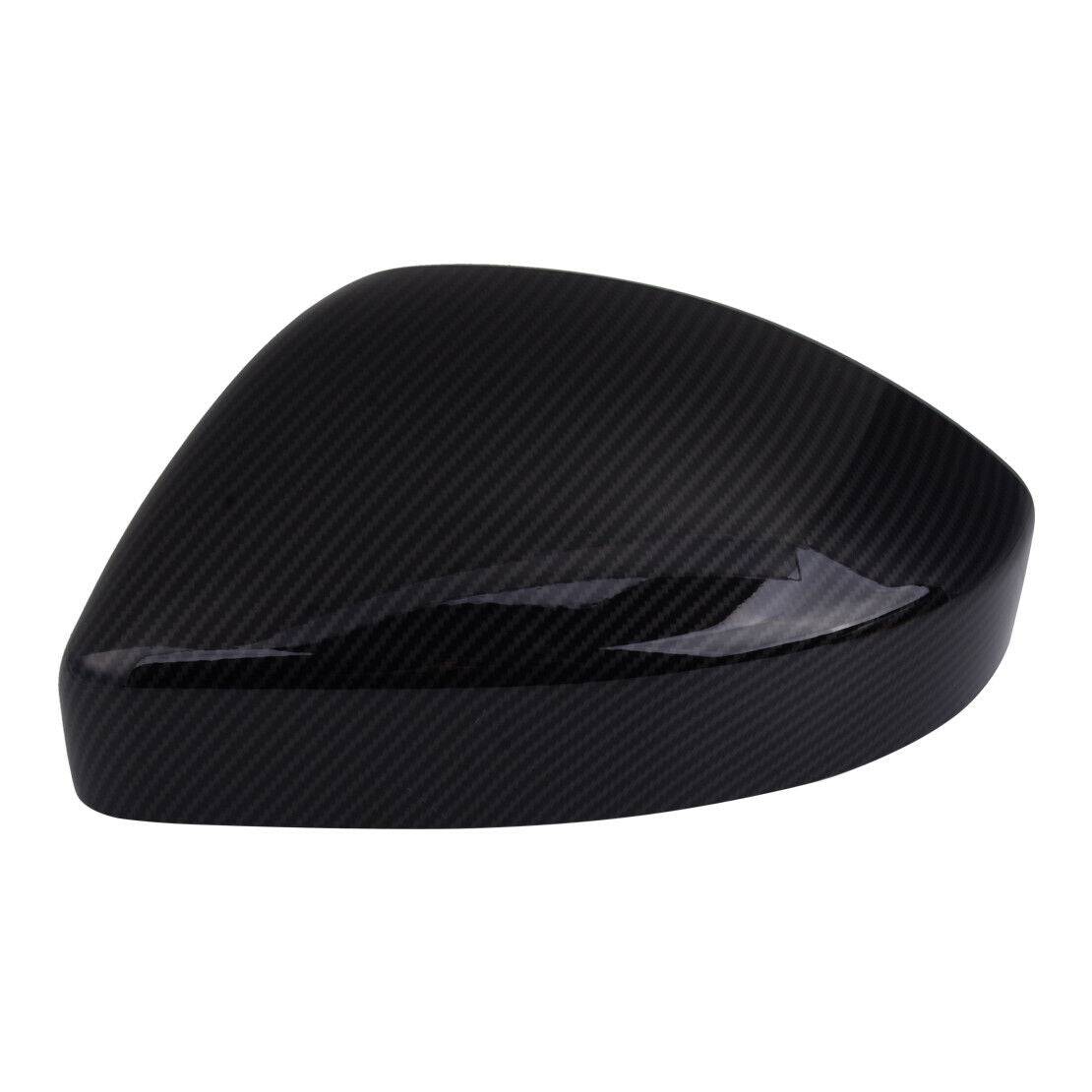 Carbon Fiber Style Mirror Cover Overlay Set Fits For Range Rover Velar 2017 2018