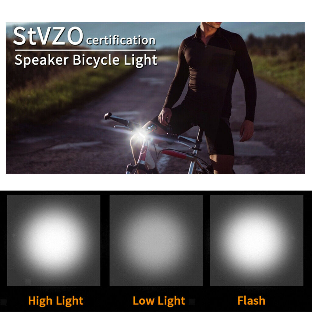 High Sensitive Sensor LED Rechargeable Bicycles Headlight Bike Front Brake Light
