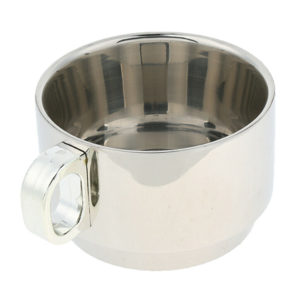 6pcs Stainless Steel Double Insulated Coffee Mug Water Tea Cup with Holder A
