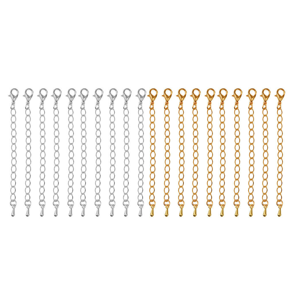 Necklace Bracelet Extender Chain Drops With Lobster Clasps DIY Findings
