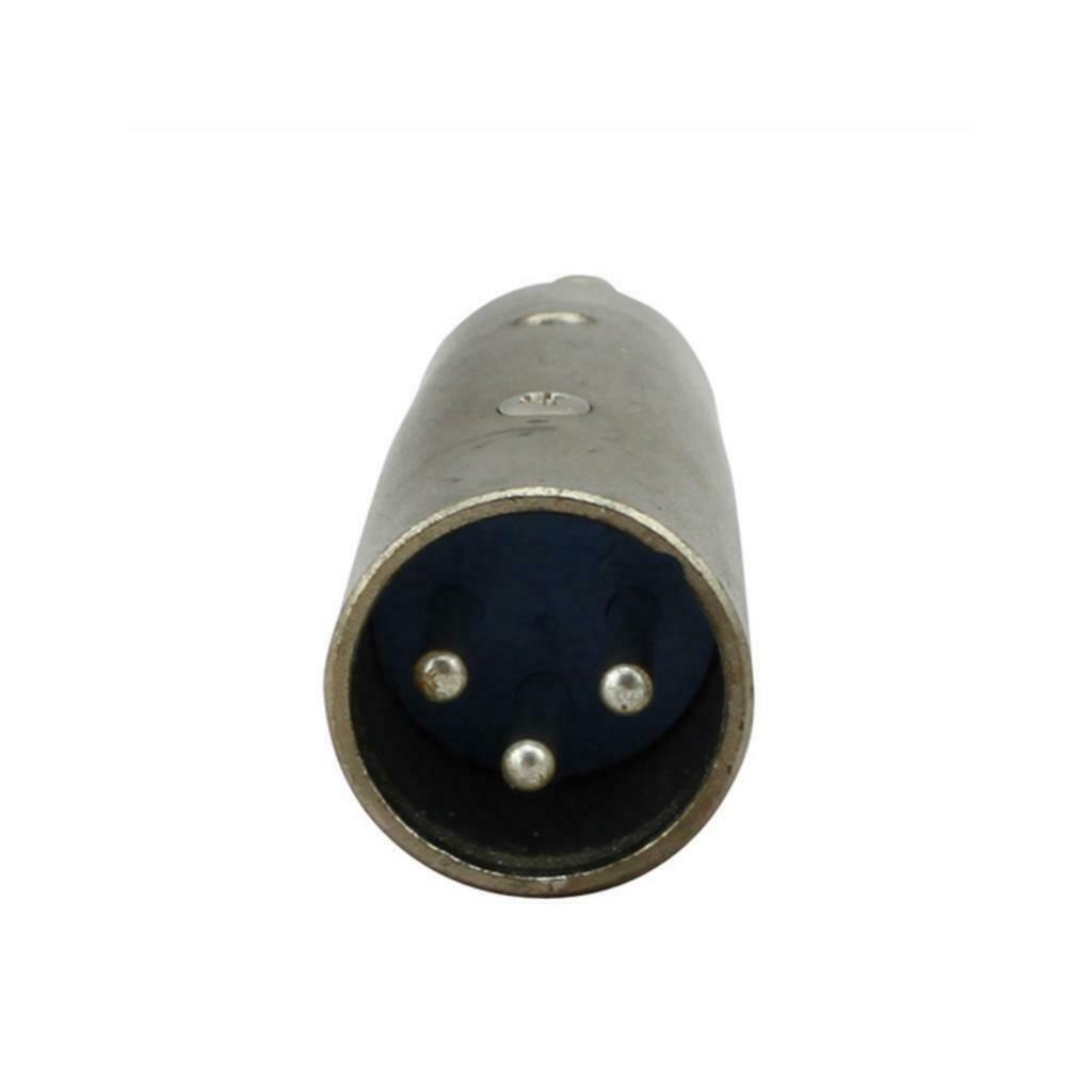 Lovoski XLR 3 Pin Male To 6.35mm Mono Male   Connector Adapter