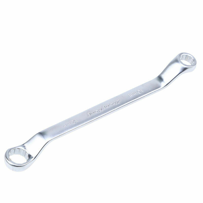10mm/12mm Wrench Double Ring Offset Spanner Hand Tool Set Dirt Pit Bike Motors