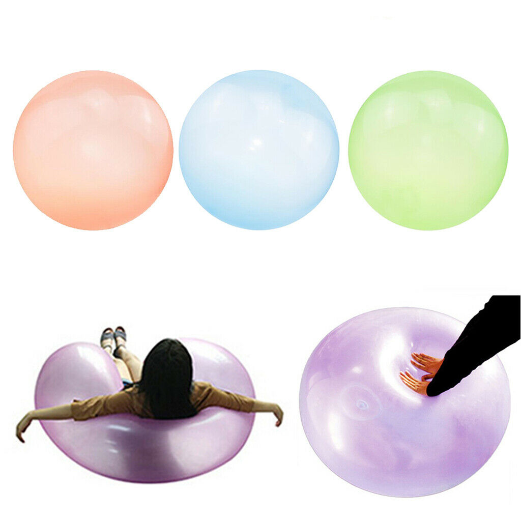 3PC Firm Bubble Ball Balloon Amazing Balls Transparent Pool Kids Game Toys