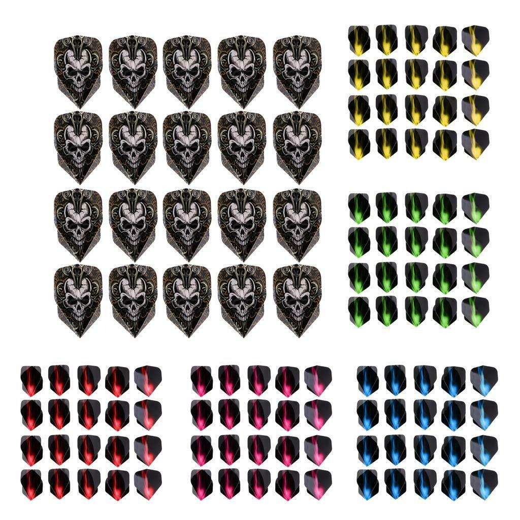 120Pcs Standard Shape Dart Flights Outdoor Sports Darts Supplies