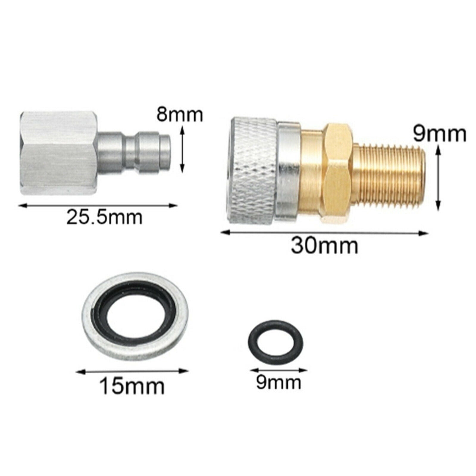 Hydraulic Quick Coupler Thread Sprayer Hose Fittings Connector for Parts