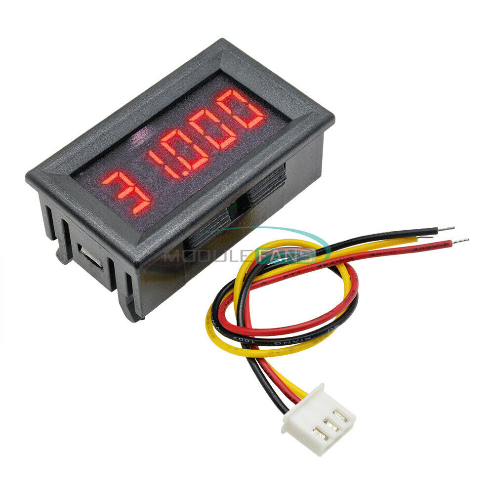 0.36" LED Red 5Digit 0-33.000V Digital Voltmeter Voltage Display Meter Car Panel