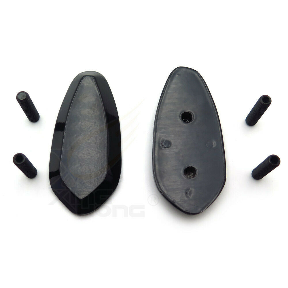 Mirror Block Off Base Plates 5mm For 1999-2007 Yamaha R6 Yzf-R6 Yzfr6 Carbon