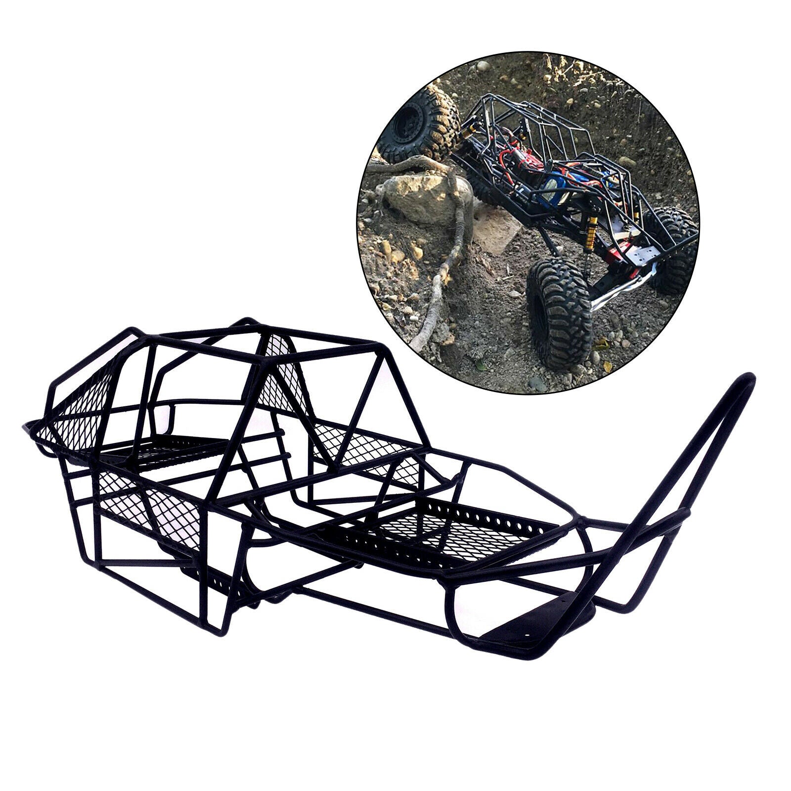 Iron RC Chassis Frame for Axial SCX10 1/10 Crawler Car DIY Parts Accessories