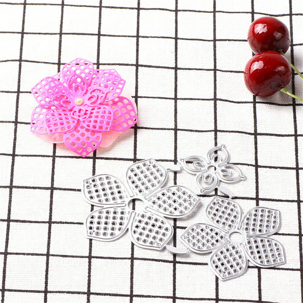 Flowers Pattern Metal Cutting Dies Stencil Scrapbook Paper Cards DIY Craf.l8