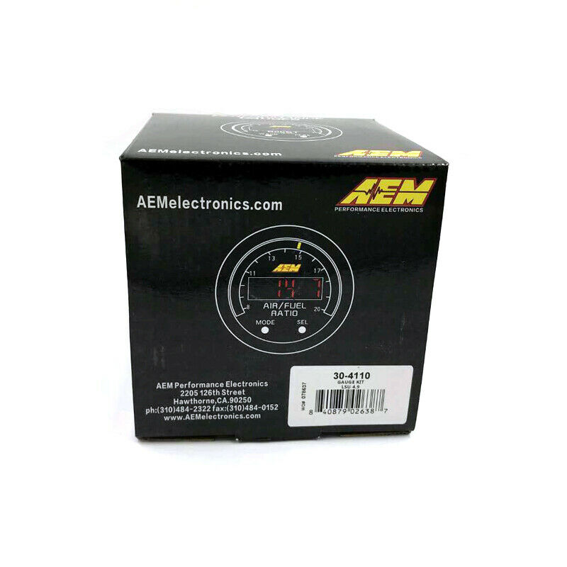 30-4110  6 IN 1 WIDEBAND GAUGE KIT UEGO CONTROLLER O2 OXYGEN AIR FUEL