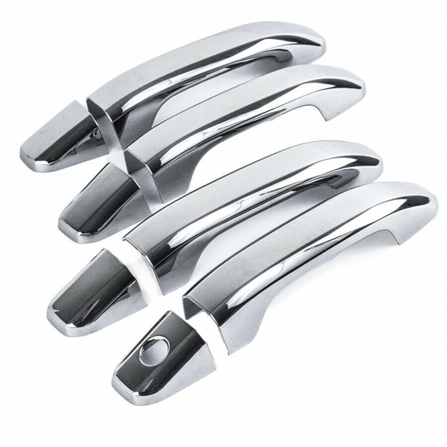 Weather Proof Chrome Door Handle Cover For Chevy Tahoe Suburban Yukon 2015-2018