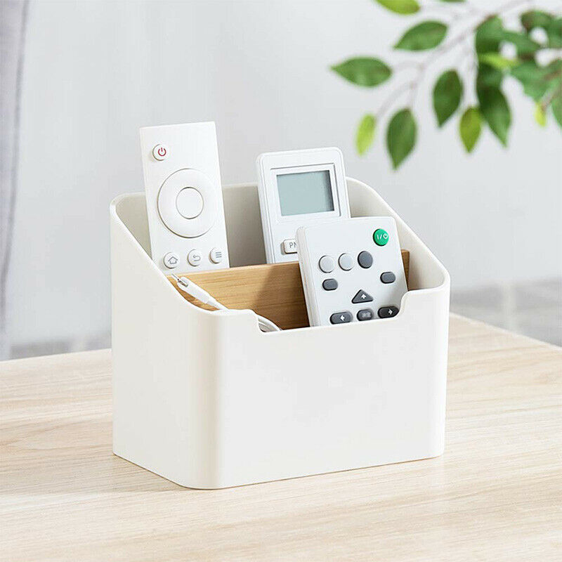 Remote Control Holder Desk Storage Organizer Box Container for Desk, Office SuO3