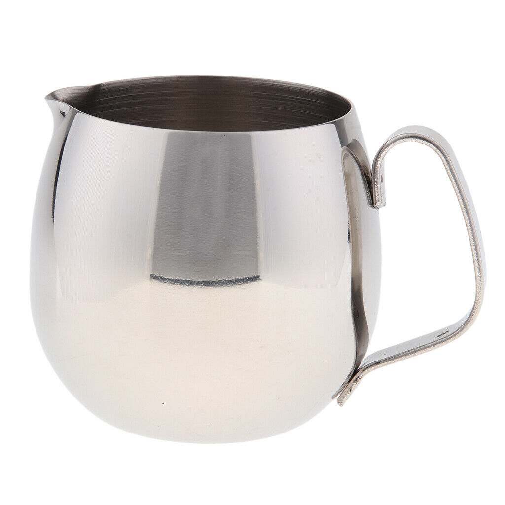 Espresso Milk Frothing Pitcher Stainless Steel Latte Art Coffee Jug 300ml